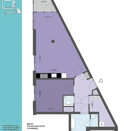 Image 6 - Treurenburgstraat 511, 5613 EA Eindhoven, Netherlands - Apartment for rent