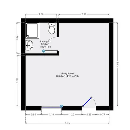 Rent this 1 bed apartment on Vinotéka Na Hybešce in Hybešova 24, 659 37 Brno