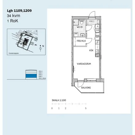 Rent this 1 bed apartment on Lertegelvägen 120 in 238 41 Oxie, Sweden