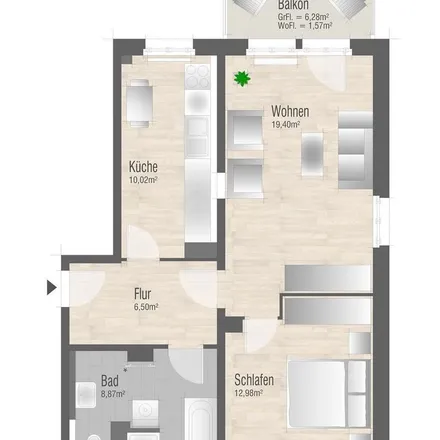 Image 3 - Heinrich-Schütz-Straße 102, 09130 Chemnitz, Germany - Apartment for rent