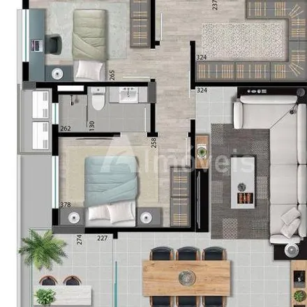 Buy this 3 bed apartment on Rua Porto União 900 in Anita Garibaldi, Joinville - SC