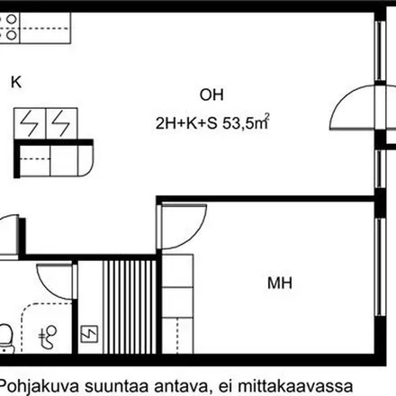 Rent this 2 bed apartment on Wilhelm Schildtin katu 12 in 40740 Jyväskylä, Finland