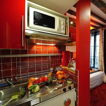 Rent this 1 bed apartment on Rue Froissart in 75003 Paris, France