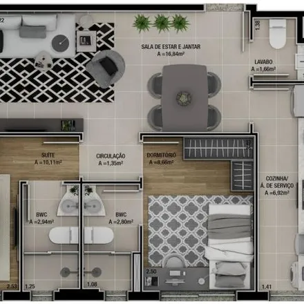 Buy this 2 bed apartment on Avenida 7 de Setembro in Vera Cruz, Passo Fundo - RS