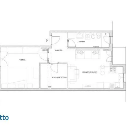 Rent this 2 bed apartment on Via Privata Druso 6 in 20133 Milan MI, Italy