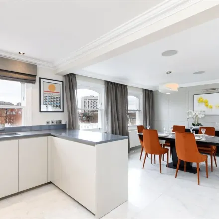 Rent this 3 bed apartment on 27 Beaufort Gardens in London, SW3 1PN