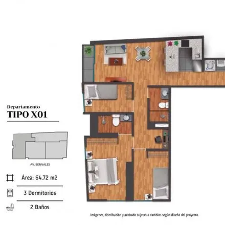Buy this 3 bed apartment on Atlantis VI in Avenida Sergio Bernales 350, Surquillo