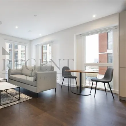 Rent this 1 bed apartment on Ponton Road in Nine Elms, London