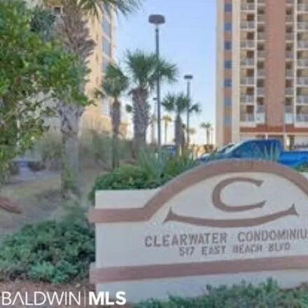 Buy this 1 bed condo on Clearwater Condo in 517 East Beach Boulevard, Gulf Shores