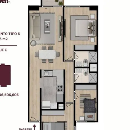 Buy this 3 bed apartment on Chifa Restaurant Dulceria in Petit Thouars Avenue, Miraflores
