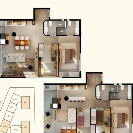 Buy this 3 bed apartment on Rua Mato Grosso 926 in Água Verde, Curitiba - PR