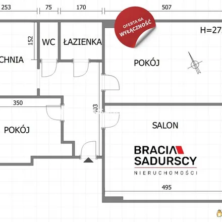 Buy this 3 bed apartment on Bolesława Czuchajowskiego in 31-946 Krakow, Poland