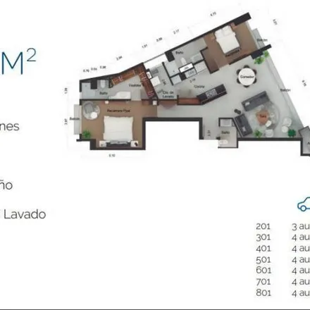 Buy this 2 bed apartment on Calle Mar Mediterráneo 1064 in Providencia 1a Sección, 45170 Guadalajara