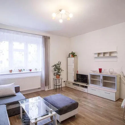 Rent this 1 bed apartment on Pravá 618/8 in 147 00 Prague, Czechia
