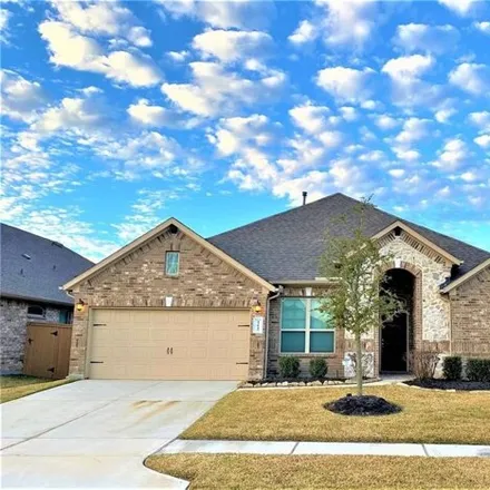 Rent this 4 bed house on 12045 Talmadge Reach Drive in Harris County, TX 77346