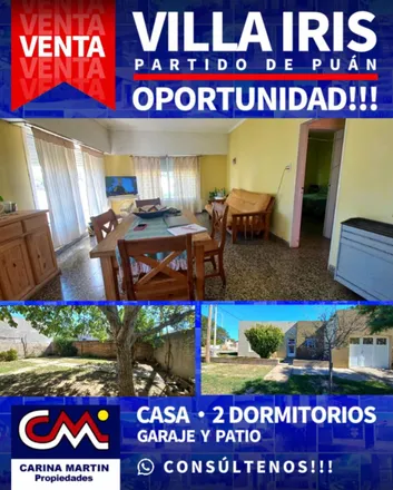 Buy this studio house on 25 de Mayo 4 in Partido de Puan, Villa Iris