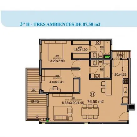 Buy this 2 bed apartment on Santander in Avenida Cabildo, Saavedra