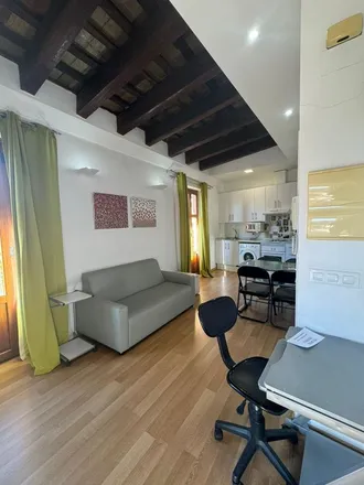 Rent this 2 bed apartment on Hostal El Pilar in Plaça del Mercat, 19