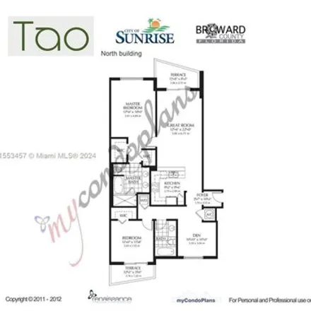 Image 2 - Tao Towers, Pink Flamingo Lane, Sunrise, FL 33323, USA - Apartment for rent