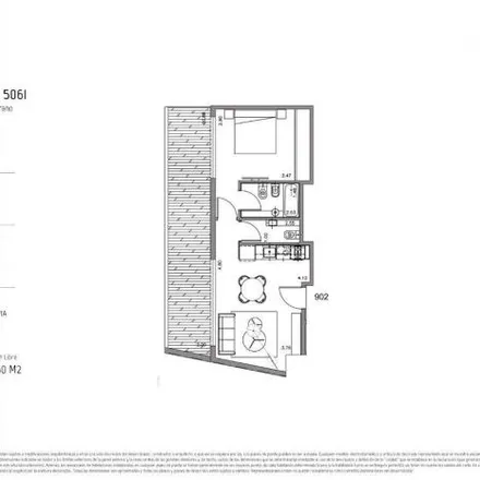 Buy this 1 bed apartment on F.O.Díaz S.A. in Avenida Córdoba, Palermo