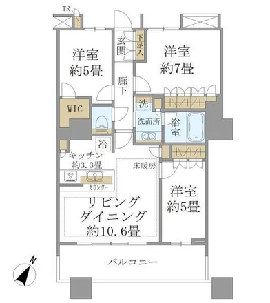 Image 2 - 東京港臨港道路南北線, Ariake, Koto, 135-0063, Japan - Apartment for rent