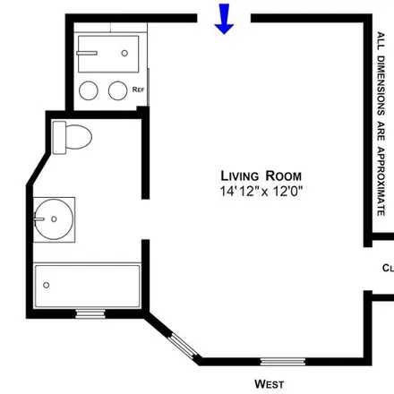 Image 4 - 245 West 75th Street, New York, NY 10023, USA - Condo for rent