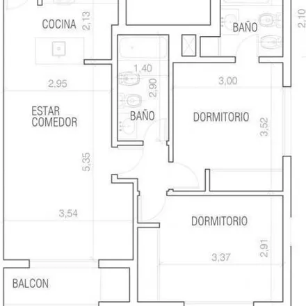 Buy this 2 bed apartment on Mariano Moreno 244 in Rosario Centro, Rosario