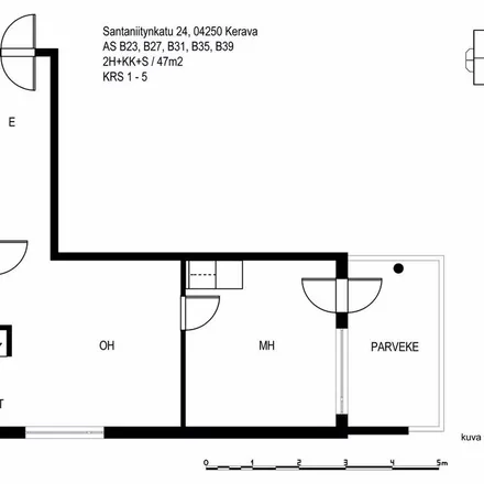 Rent this 2 bed apartment on Santaniitynkatu 24 in 04200 Kerava, Finland