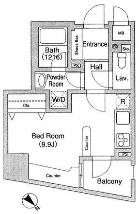 Image 2 - 黒川食堂, Central Circular Route, Aobadai 3-chome, Meguro, 153-0042, Japan - Apartment for rent