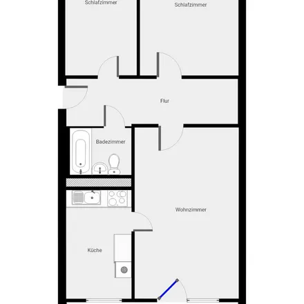 Rent this 3 bed apartment on August-Bebel-Straße 6 in 06295 Lutherstadt Eisleben, Germany