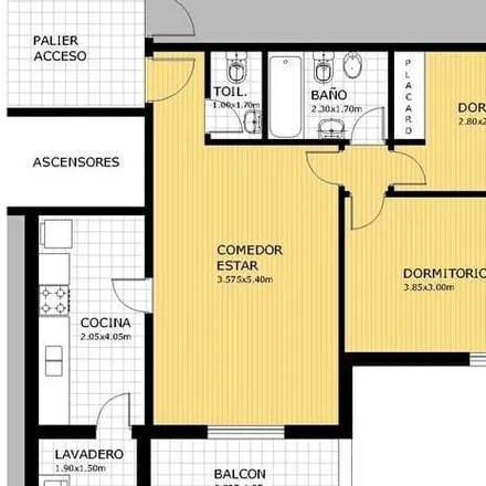 Rent this 2 bed apartment on Calle 37 674 in Partido de La Plata, 1900 La Plata