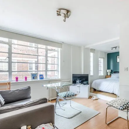 Rent this studio apartment on Nell Gwynn House in 55-57 Sloane Avenue, London