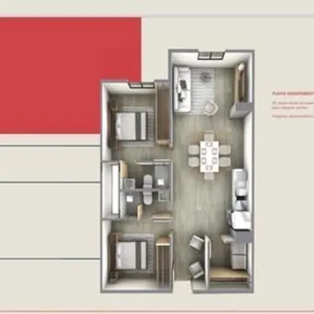 Buy this 2 bed apartment on Calle Diego de Montemayor 1117A in Centro, 64000 Monterrey