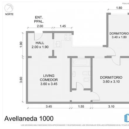 Buy this 1 bed apartment on Avenida Avellaneda 1019 in Caballito, C1405 AME Buenos Aires