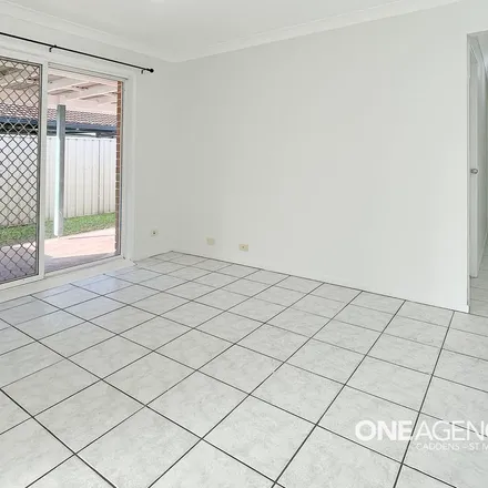 Rent this 3 bed apartment on Sunflower Drive in Claremont Meadows NSW 2747, Australia