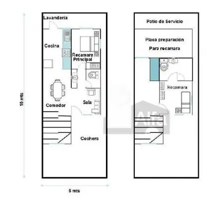 Rent this 2 bed house on Calle Pinar in Los Encinos, 66636 Apodaca