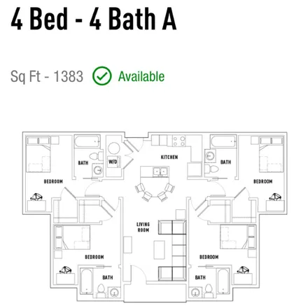 Image 3 - Plaza on University, Turbine Drive, Orange County, FL 32816, USA - Apartment for rent