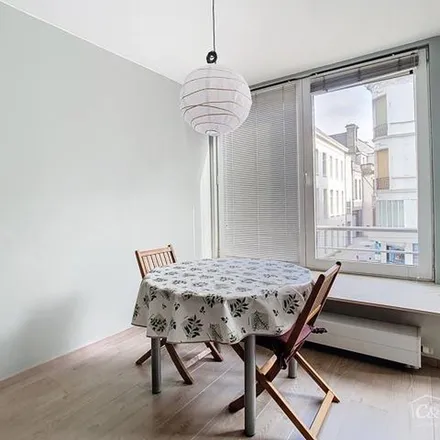 Rent this 1 bed apartment on Huidevettersstraat 38-40 in 2000 Antwerp, Belgium