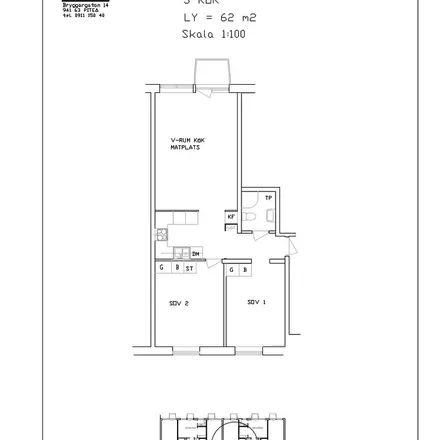 Rent this 3 bed apartment on Lillbrogatan in 941 33 Piteå, Sweden