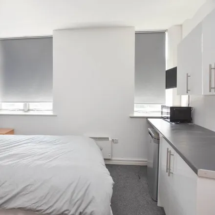 Rent this studio apartment on Clarence Yard in Wigan, WN1 1BZ