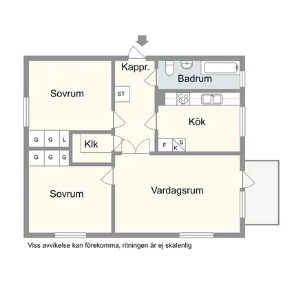 Rent this 3 bed apartment on Parkvägen 4 in 682 33 Filipstad, Sweden
