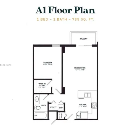 Image 1 - Southwest 37th Avenue & Menores Avenue, Southwest 37th Avenue, Coral Gables, FL 33134, USA - Apartment for rent