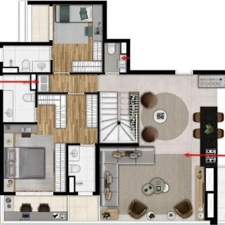 Buy this 3 bed apartment on Chapadão in Rua Cubatão 1116, Paraíso