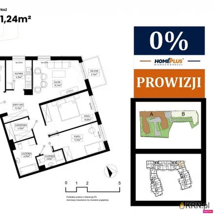 Buy this 4 bed apartment on Prymasa Stefana Wyszyńskiego in 44-100 Gliwice, Poland