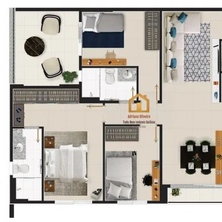 Buy this 3 bed apartment on Rua 1033 in Setor Pedro Ludovico, Goiânia - GO