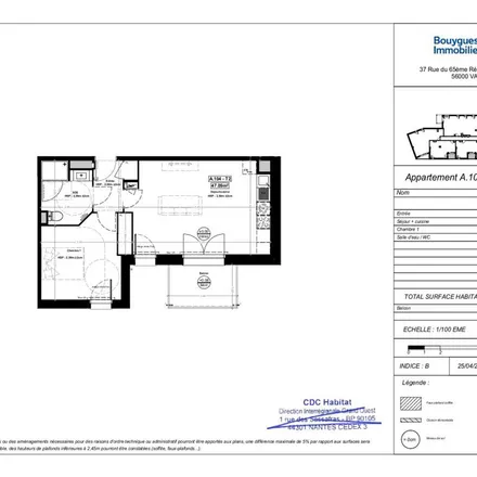 Image 6 - 37 Rue du 65e Régiment d'Infanterie, 56000 Vannes, France - Apartment for rent