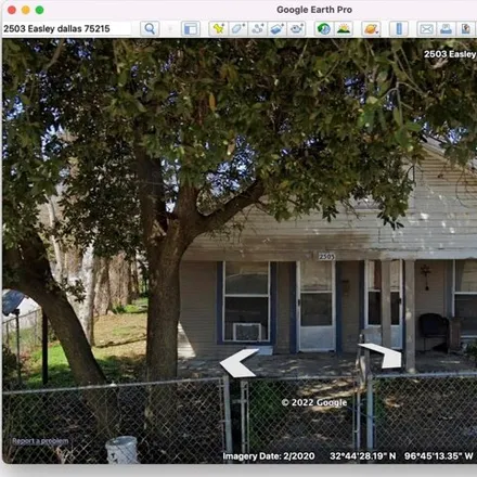 Buy this 2 bed house on 2503 Easley Street in Dallas, TX 75215