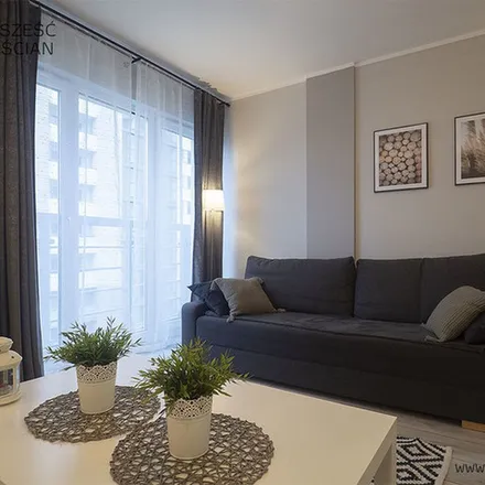 Rent this 1 bed apartment on Tarasy Warty in Na Miasteczku 12, 61-144 Poznań