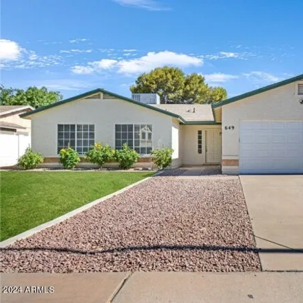 Buy this 3 bed house on 649 E Palomino Dr in Gilbert, Arizona