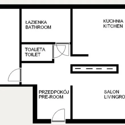 Rent this 2 bed townhouse on Aleja Juliusza Słowackiego 33 in 31-159 Krakow, Poland